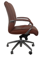 Picture of Mid Back Office Leather Swivel Conference Chair