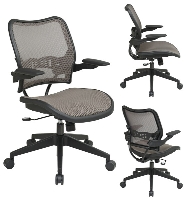 Picture of Office Star 13-88N1P3 Mid Back AirGrid Mesh Chair with Cantilever Arms