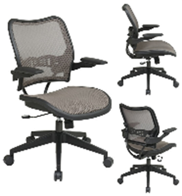 Picture of Office Star 13-88N1P3 Mid Back AirGrid Mesh Chair with Cantilever Arms