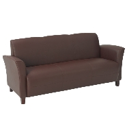 Picture of Office Star Breeze SL2273 Reception Lounge Lobby Three Seat Eco Leather Sofa