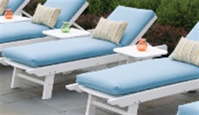 Picture of Seaside Kingston Outdoor Polymer Chaise Lounge