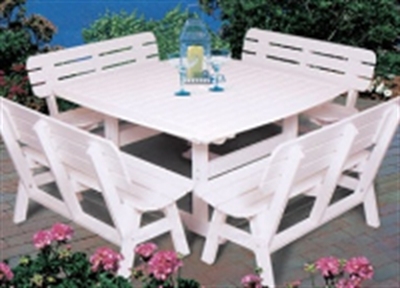 Picture of Seaside Portsmouth Outdoor Polymer Dining Table