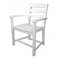 Picture of Polywood La Casa TD200, Recycled Plastic Outdoor Cafe Dining Chair