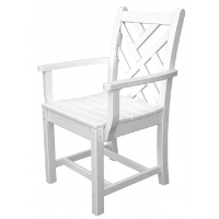 Picture of Polywood Chippendale CDD200, Recycled Plastic Outdoor Dining Arm Chair
