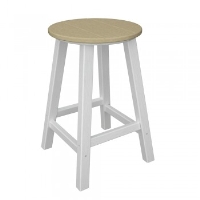 Picture of Polywood Contempo BAR124, Recycled Plastic Outdoor Counter Bar Stool