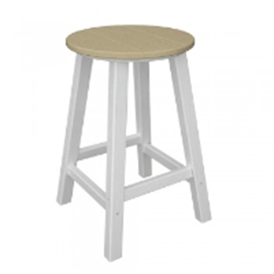 Picture of Polywood Contempo BAR124, Recycled Plastic Outdoor Counter Bar Stool