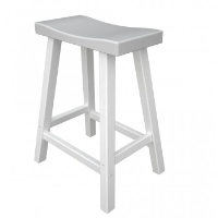 Picture of Polywood Morroco BAR1124, Recycled Plastic Outdoor Counter Saddle Stool