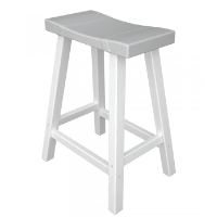 Picture of Polywood Morroco BAR1224, Recycled Plastic Outdoor Counter Saddle Stool