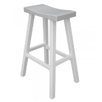 Picture of Polywood Morroco BAR1230, Recycled Plastic Outdoor Bar Saddle Stool