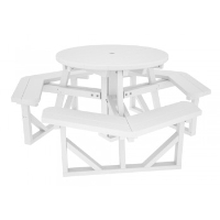Picture of Polywood Park PH36, Outdoor Recycled Plastic Commercial 36" Round Picnic Table