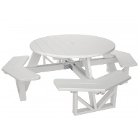 Picture of Polywood Park PH53, Outdoor Recycled Plastic Commercial 53" Octagon Picnic Table