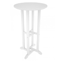 Picture of Polywood RBT124, Outdoor Recycled Plastic 24" Round Bar Height Table
