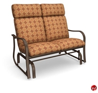 Picture of Homecrest Holly Hill 2242A, Outdoor Cushion High Back Two Seat Loveseat Chair