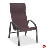 Picture of Homecrest Palisade 7E379, Outdoor Steel Sling High Back Dining Chair