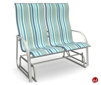 Picture of Homecrest Florida 3J449, Outdoor Aluminum Sling Two Seat Loveseat Glider