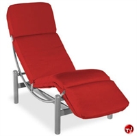 Picture of Homecrest Cirque 6010A, Outdoor Aluminum with Cushion Chaise Lounge