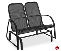 Picture of Homecrest Florida Mesh 2F440, Outdoor Aluminum Two Seat Loveseat Glider