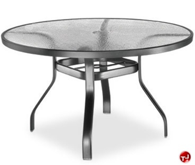 Picture of Homecrest 1749501, Outdoor Glass 48" Round Dining Table with Hole