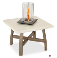 Picture of Homecrest Airo2 Venturi Flame 2024FP, Outdoor Firepit, 24" Square Table