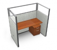 Picture of OFM Rize T1X1-6360-P, 60" Telemarketing Office Cubicle Workstation