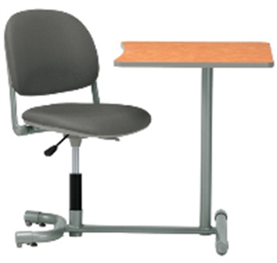 Picture of KI 3061TU, Torsion Auto Height Auto Return Chair with Connecting Table
