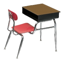 Picture of Scholar Craft 700 780 Series 785, Plastic Open Front Combo Desk Chair