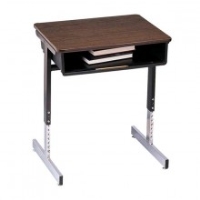 Picture of Scholar Craft 7900 Series, SC7900 Adjustable Open Front Classroom Desk, Book Box