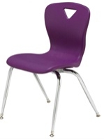 Picture of Scholar Craft 1600 Series, Accolade Plastic 1618 Armless Classroom Stack Chair
