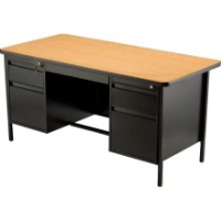 Picture of Scholar Craft TD3060 Double Pedestal Teacher's Metal Desk