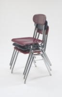 Picture of Scholar Craft CDF 1200 Series, CD1206 Armless V Stacking Classroom Chair
