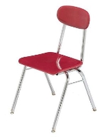 Picture of Scholar Craft CDF 1200 Series, CD1213 Armless V Stacking Classroom Chair