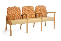 Picture of Stance Vista SV630F, Healthcare Modular Lounge Chair, 3 Chair Tandem Seating