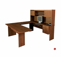 Picture of Bestar Omega 52418, 52418-68, L Shape Laminate Desk Computer Workstation