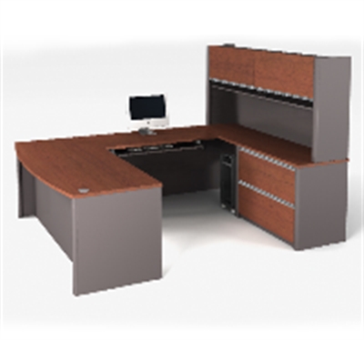 Picture of Bestar Connexion 93863,93863-39 Contemporary U Shape Computer Desk Workstation