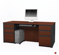 Picture of Bestar Prestige 99850, 99850-39, Double Pedestal Computer Office Desk