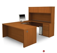 Picture of Bestar Prestige 99853, 99853-76, U Shape Office Computer Desk Workstation