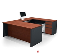 Picture of Bestar Prestige 99871, 99871-39, U Shape Office Computer Desk Workstation