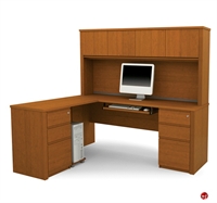 Picture of Bestar Prestige 99877, 99877-76, L Shape Office Computer Desk Workstation