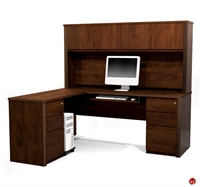 Picture of Bestar Prestige 99877, 99877-69, L Shape Office Computer Desk Workstation