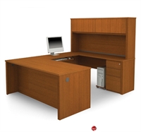 Picture of Bestar Prestige 99878, 99878-76, U Shape Office Computer Desk Workstation