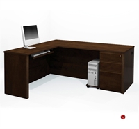 Picture of Bestar Prestige 99879, 99879-69, L Shape Office Computer Desk Workstation