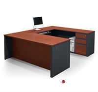 Picture of Bestar Prestige 99880, 99880-76, U Shape Office Computer Desk Workstation