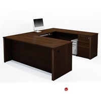 Picture of Bestar Prestige 99880, 99880-69, U Shape Office Computer Desk Workstation