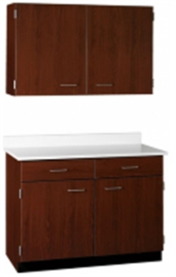 Picture of 42"W Cabinetry Suite SA009, Two Door Wall Unit, Base Unit with Countertop