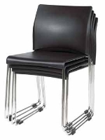 Picture of Contemporary Guest Side Reception Armless Stack Chair