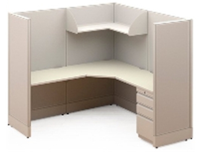 Picture of Maxon Parallel MKIT113P, L Shape Office Cubicle Workstation,MKIT130P