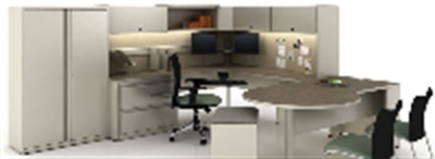 Picture of Maxon Series 2000, U Shape Executive Steel Office Desk Workstation