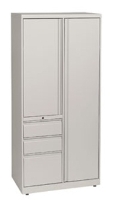 Picture of Maxon Ridgeline M-PSTB48, Personal Storage Steel Wardrobe Cabinet, 48"H