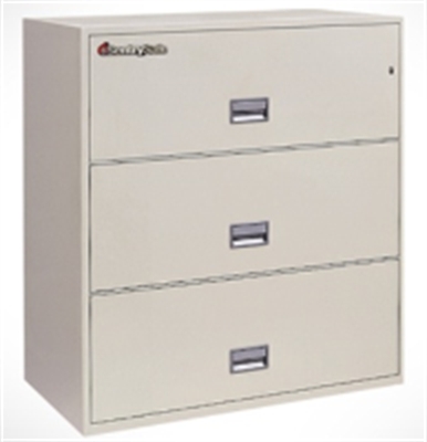 Picture of Sentry Safe 3L4310, 43"W 3 Drawer Lateral Fire File Cabinet
