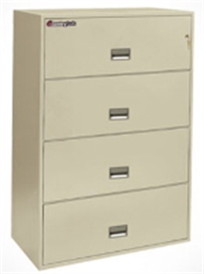 Picture of Sentry Safe 4L3610, 36"W 4 Drawer Lateral Fire File Cabinet 